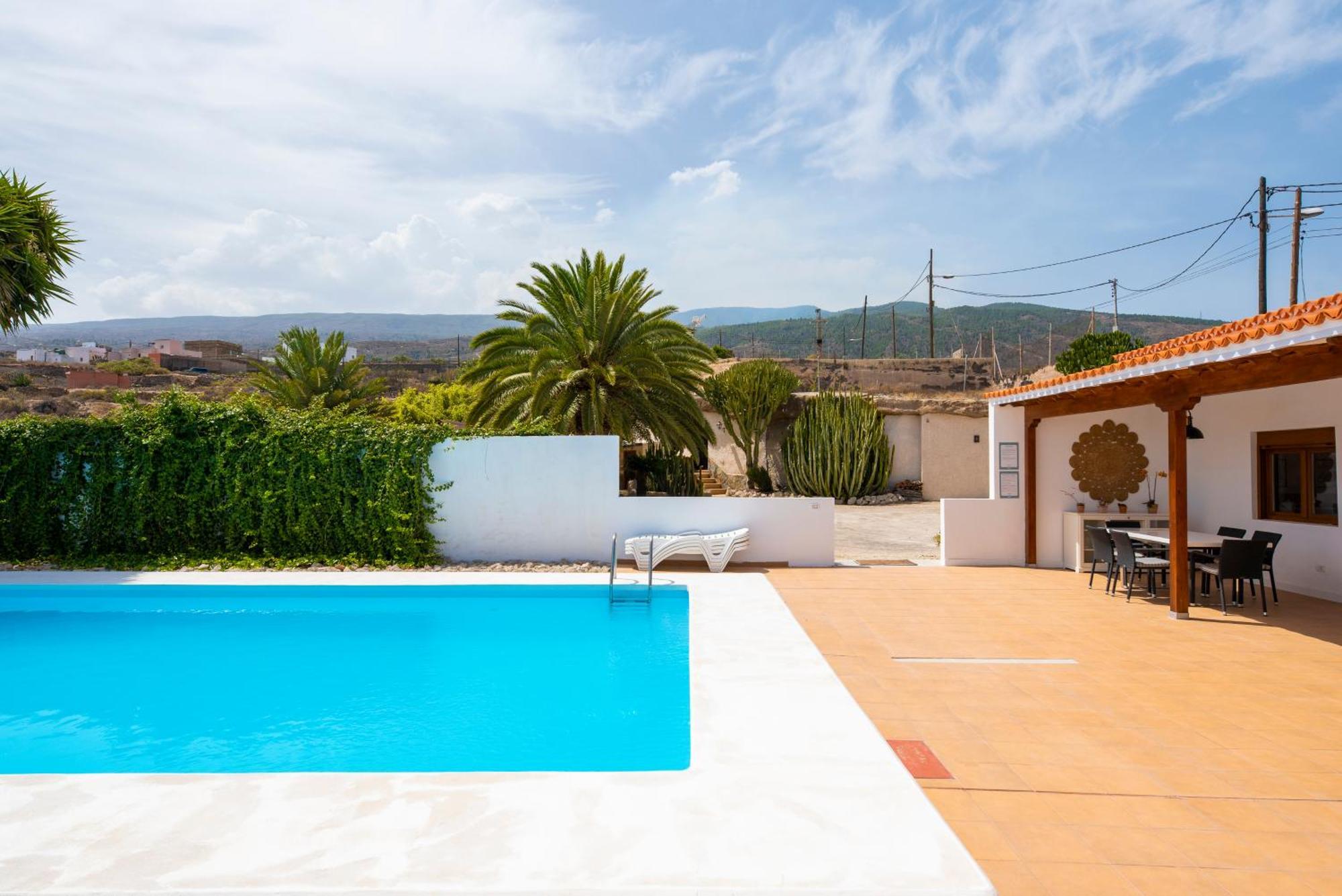 Вилла Private House With Pool & Garden Гуимар Экстерьер фото
